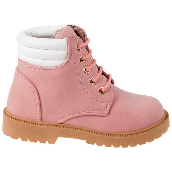 Big Girls Rugged Bear Lace-Up Boots