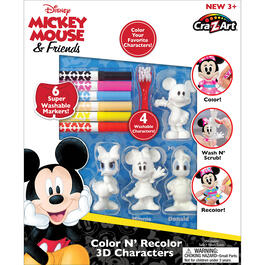 Cra-Z Art(tm) Mickey Mouse &amp; Friends Color N&#39; Recolor Character Set
