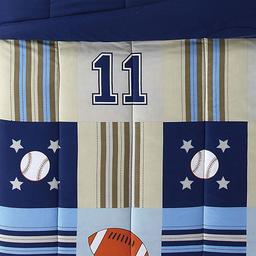 My World Kids Denim & Khaki Sports Comforter Set