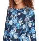 Womens Emaline Golden Nautica Long Sleeve Lace Shoulder Blouse - image 5