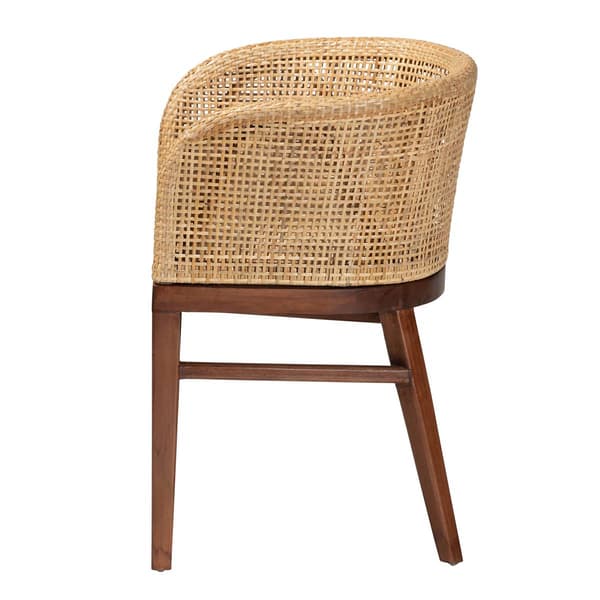 bali & pari Papua Modern Bohemian Acasia Wood Dining Chair