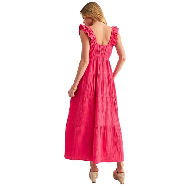 Womens CITY BLUES Empire Waist Tiered Maxi Dress