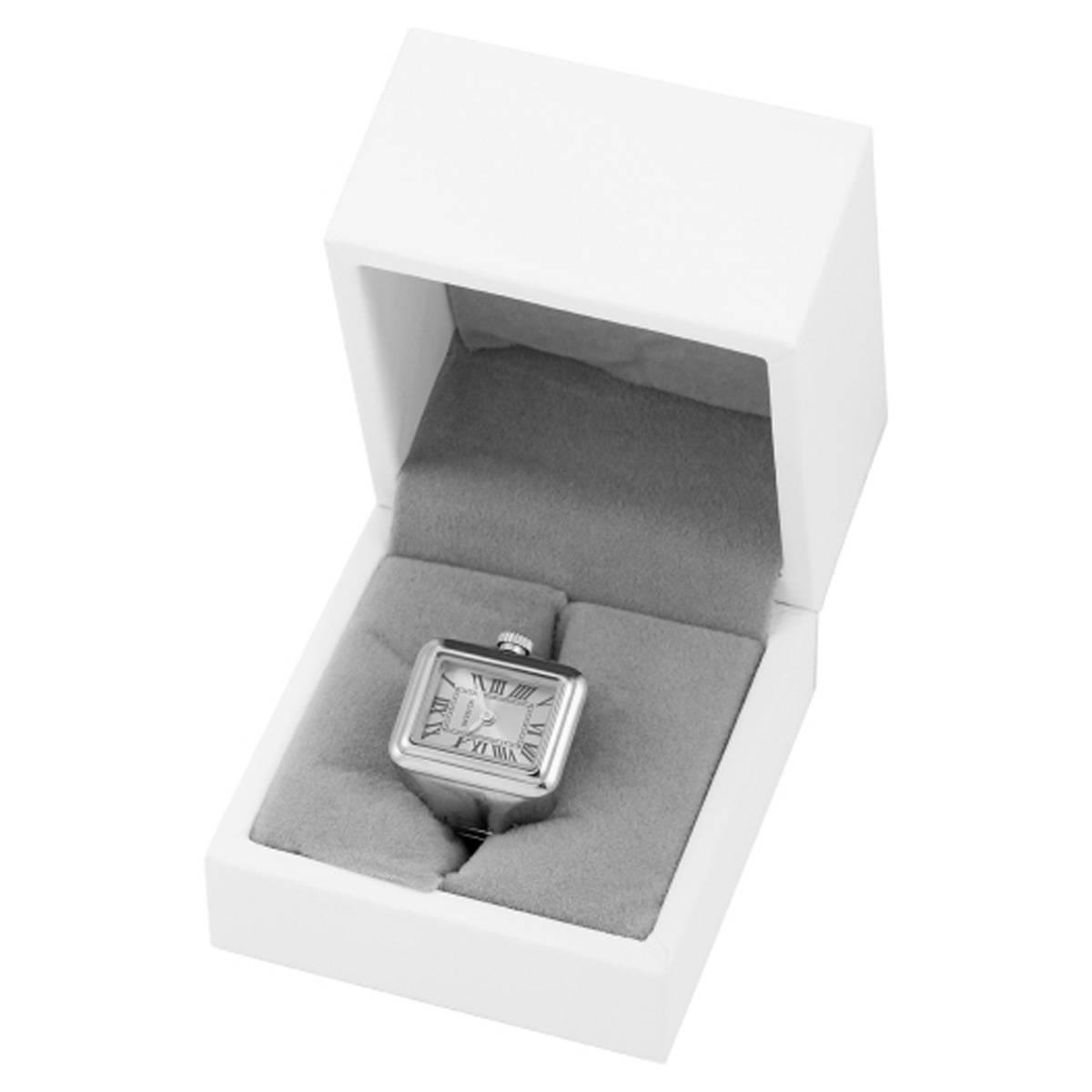 Womens Invicta Angel Steel Tone Mini Ring Quartz Watch - 49894