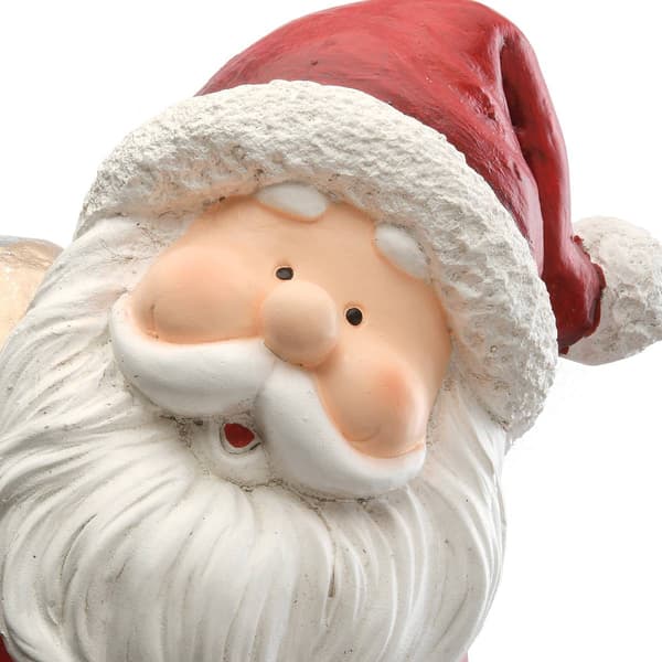 National Tree 14in. Santa Climbing Into Chimney Figurine