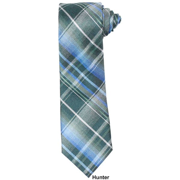Mens John Henry® Tie - Bronx Plaid
