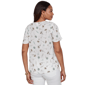 Womens Emaline Verde Grove II Tie Neck Floral Blouse - image 2