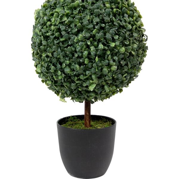 Northlight Seasonal 38in. Artificial Triple Ball Topiary Tree