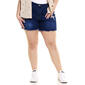 Juniors Plus California Vintage Destructed Fray Hem Shorts - image 1
