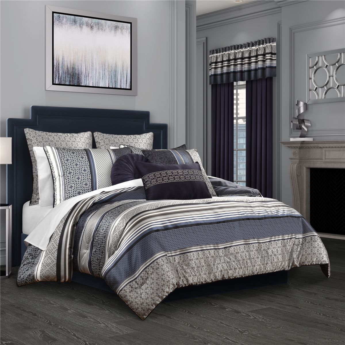 Royal Court Carlisle 3pc. Comforter Set