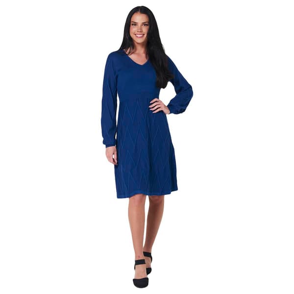 Nina Leonard Long Sleeve Dresses