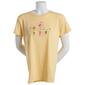 Womens Top Stitch by Morning Sun Daisy Trio Tee - image 1