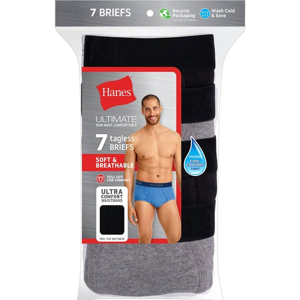 Mens Hanes&#174; Ultimate&#174; 7pk. Briefs