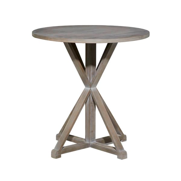 9th & Pike&#174; Brown Wood Farmhouse Accent Table