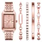 Womens Folio Gold-Tone Watch & Bracelet Set - FMDFL2085 - image 1
