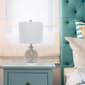 Lalia Home Smokey Grey Hammered Glass Jar/Linen Shade Table Lamp - image 7