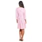 Petite NY Collection Short Sleeve Jacquard Pintuck Shift Dress - image 2