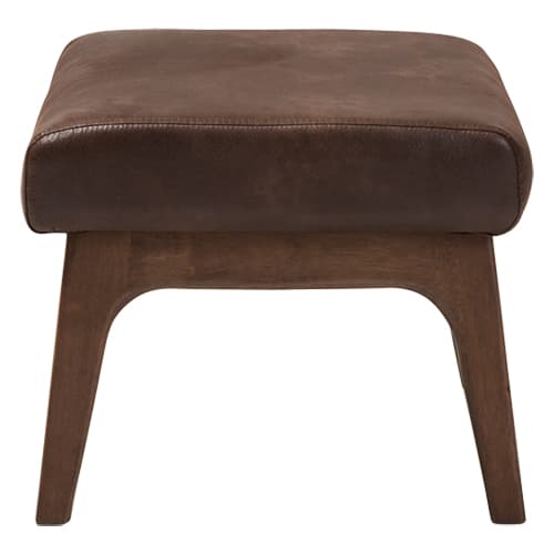 Baxton Studio Bianca Faux Leather Ottoman