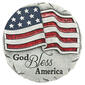 Santa's Workshop 10in. God Bless America Stepping Stone - image 1