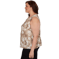 Plus Size Emaline Verde Grove II Sleeveless Keyhole Neck Blouse - image 3