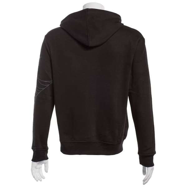 Young Mens SOUTHPOLE Spider Web Puff Print Hoodie