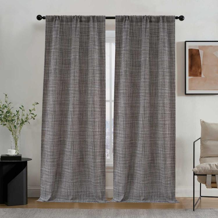 Anne Klein Dearborn Tweed Rod Pocket