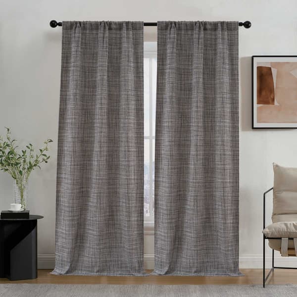 Anne Klein Dearborn Tweed Rod Pocket - image 