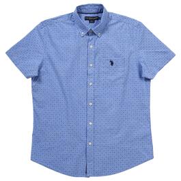 Mens U.S. Polo Assn.(R) Woven Button Down Shirt - Dots