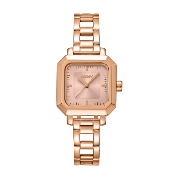 Womens DKNY Open Link Rose Gold-Tone Bracelet Watch-DK1L124M0055