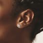 Gold Classics™ 6.5mm White Gold Love Knot Earrings - image 3