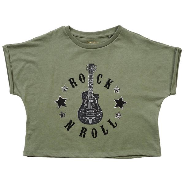 Girls &#40;7-16&#41; Jessica Simpson Boxy Rock N'' Roll Tee - image 