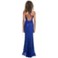 Juniors Crystal Doll Placement Sequin Mermaid Sheath Dress - image 2