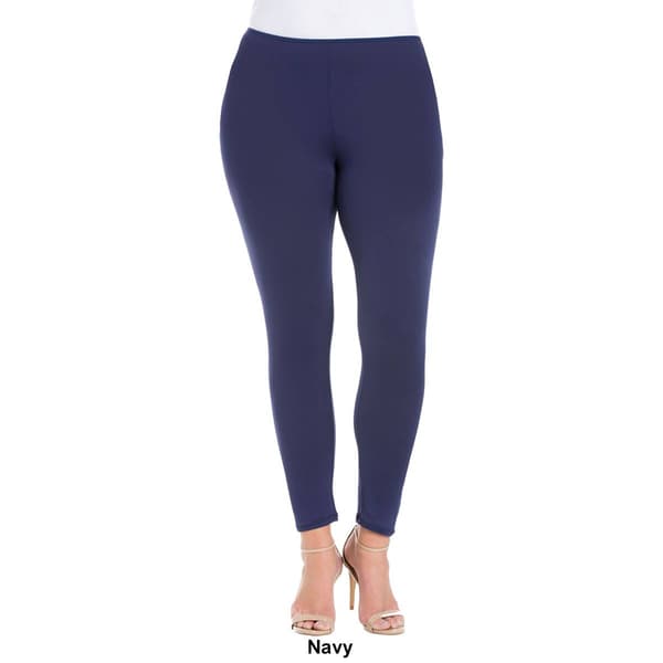 Plus Size 24/7 Comfort Apparel Ankle Length Leggings