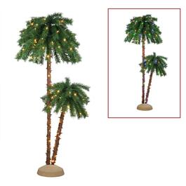 Puleo International Pre-Lit Christmas Palm Tree