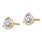 Pure Fire 14kt. Yellow Gold 2ctw. Certified Lab Diamond Earrings - image 2