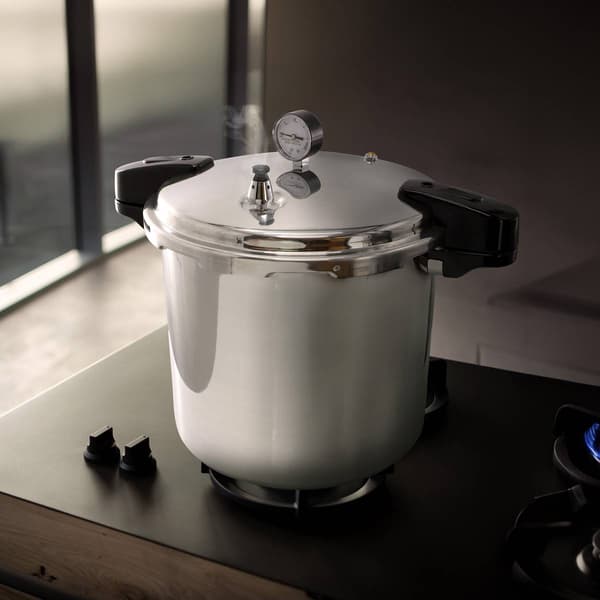 MegaChef 24qrt. Aluminum Stovetop Pressure Cooker