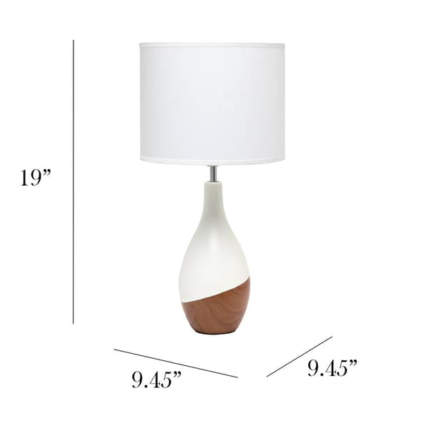 Simple Designs Strikers Basic Table Lamp w/Shade