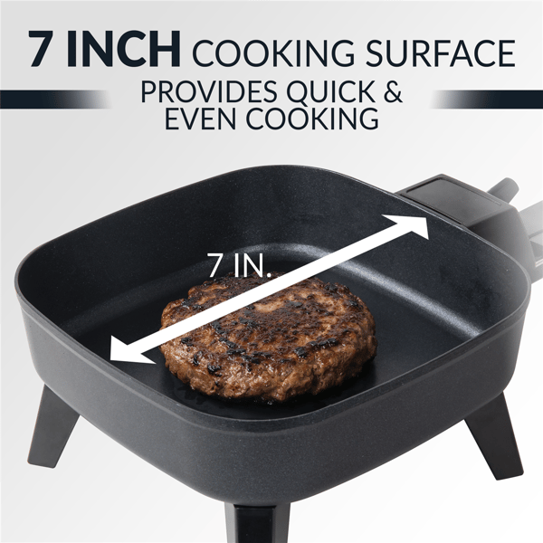 HomeCraft 7in. Electric Non-Stick Skillet
