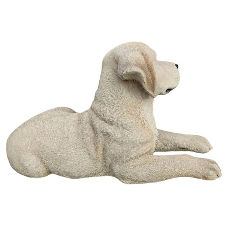 Hi-Line Gift Lying Yellow Labrador Garden Statue