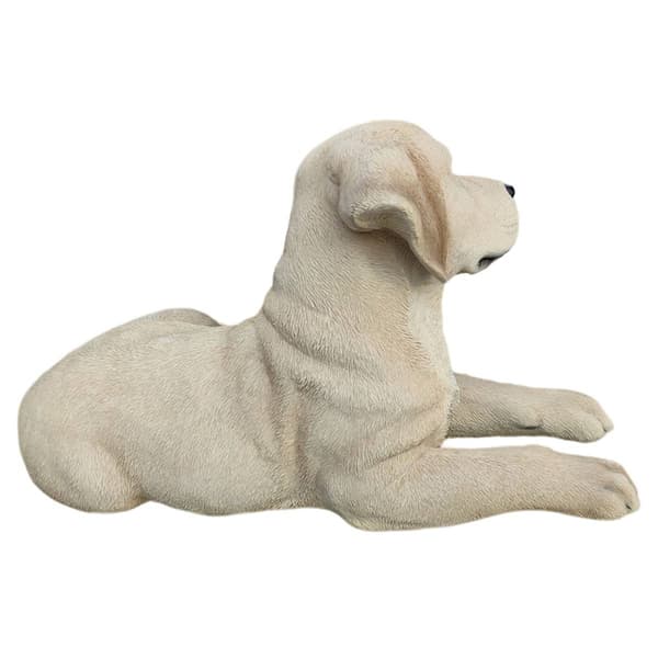 Hi-Line Gift Lying Yellow Labrador Garden Statue