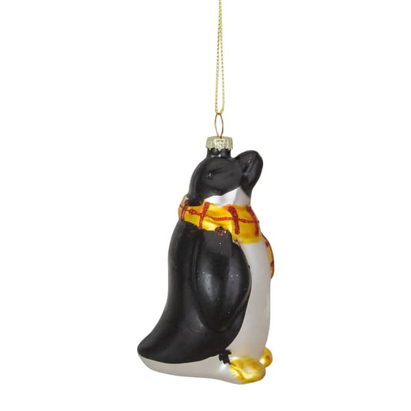 Northlight Seasonal 3.75in. Glass Penguin Christmas Ornament