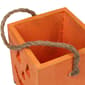 Northlight Seasonal 8in. Large Wood Jack O Lantern Candle Lantern - image 5