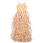 Girls (7-16) Rare Editions Sleeveless Floral Glitter Ruffle Dress - image 1