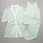 Womens Nicole Miller 3pc.Tossed Dot Tank Pants &amp; Kimono Set - image 1