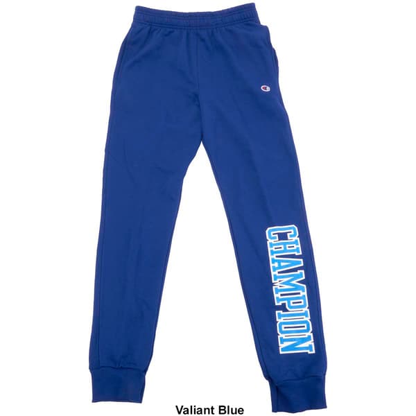 Mens Champion Block Graphic Fleece Joggers
