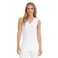 Womens Cuddl Duds(R) SoftWear with Lace Tank Trim Top - image 1