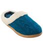 Womens Isotoner Cable Knit Alexis Hoodback Slippers - image 1