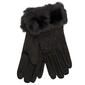 Womens Nanette Lepore Faux Fur Cuff Studded Gloves - image 1