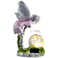 Northlight Solar Fairy with Gazing Ball Outdoor Garden Statue - image 5