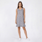 Womens Rene Rofe(R) Sleeveless Floral Crinkle Ruffle Hem Nightshirt - image 1