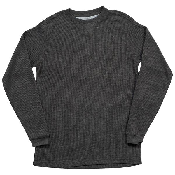 Mens Preswick & Moore(R) Thermal Crew Neck Pajama Shirt - image 